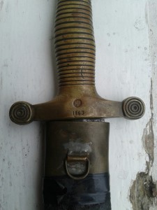 Русский пехотный тесак образца 1848года