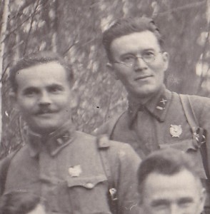 Группа старших офицеров 108-й гаубично-артбригады.До 1943 г.