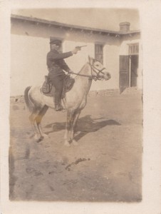Где-то в Закавказье...Упражнения стрельбы из Маузера.