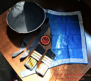 Набор моряка: бескозырка, погоны, нашивка, гюйс