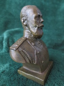 Бюст Императора АЛЕКСАНДРА III, Бронза. Касли.