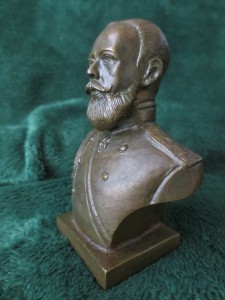 Бюст Императора АЛЕКСАНДРА III, Бронза. Касли.