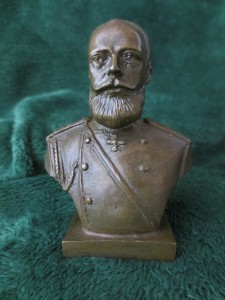 Бюст Императора АЛЕКСАНДРА III, Бронза. Касли.