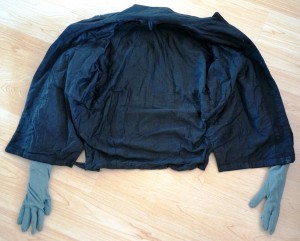 Куртка лётная с электрообогревом для рук. 1938 год.