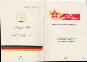 Комплект документов на воина-интернационалиста. ВДВ.