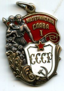 Материнская Слава 1 степени 515374