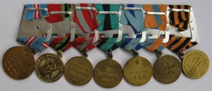 Две КЗ, ОВ 2 ст., ДУНАЙСКИЙ БАНТ, ОСС 1944 г., засл.изобр.
