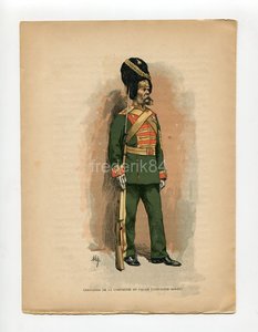 Русская Армия 1887 г. Дворцовый Гренадер Стража Охрана Царя