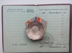 Трудовая слава 2 и 3 ст.