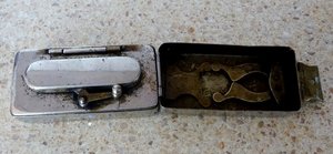 Походная чернильница времён войны.