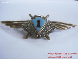 Нагрудный знак классной квалификации «Военный летчик 1-го