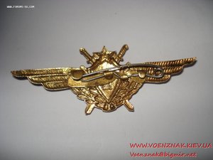 Нагрудный знак классной квалификации «Военный летчик 1-го