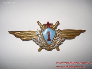 Нагрудный знак классной квалификации «Военный летчик 1-го
