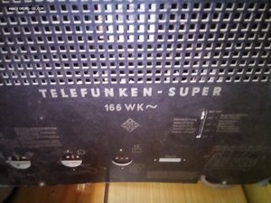 Старинный приемник Телефункен Супер 166WK. 1938 - 1940 г.