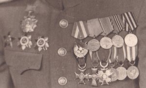 Полковник артиллерии Пётр Кузьмич Пославский. Заверено.