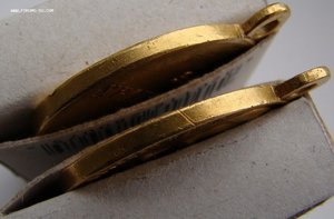 Медали "За Храбрость"-1,2 ст. (Au-900).