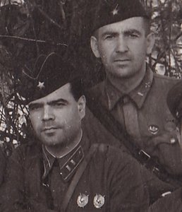 Боевые лётчики-участники боёв с немцами под Воронежем. 1942