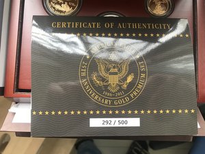 США ЗОЛОТО..ДОРОГОЙ ЛИМИТИРОВАННЫЙ НАБОР