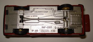 Модели ГАЗ-24 и РАФ-2203. СССР (номерные)