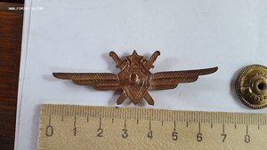 Знак  Военный летчик 3-ей категории  1971г(1)
