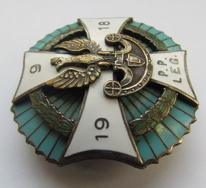 Полковой знак 9-го пехотного полка.Польша