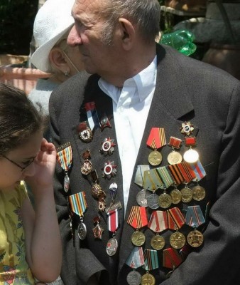 50 лет победы над Германией, ветеранам евреям.