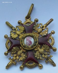 Орден Святого Станислава 3 степени с мечами (бронза.)