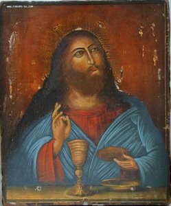 Спас с хлебом и вином, сербро 84, М. 1846