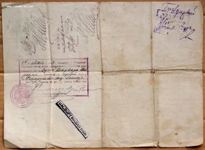 Паспорт ДВР Дальневосточная Республика 1923