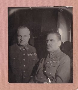 В.К.Блюхер и А.И.Егоров. Москва,1936 год.