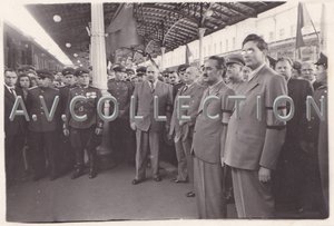 Члены Правительства на Белорусском вокзале. 3.7.1949. (2).