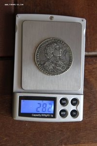 Рубль 1723 года.
