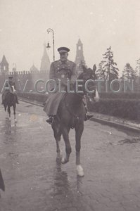 Маршал Булганин конно. Москва,ноябрь 1947 года.