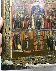 Покров Пресвятой Богородицы. Большая, красивая икона 35х30см