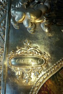 Икона Николай Чудотворец.сер.оклад 84