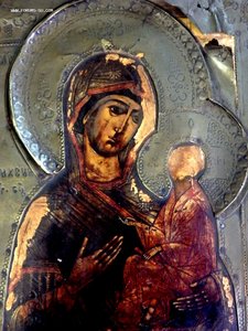 Икона Тихвинская Божья Мать