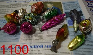 НГ, ёлочные игрушки, огромный лот