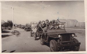 Противотанкисты на "виллисах". Район ст.Цымлянская. 1942 г.