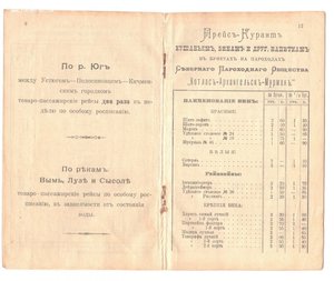Северное пароходное общество 1911 год.