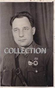 Бригадный комиссар А.И.Литвинов. 1942 год.