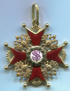 Орден Св. Станислава 3 ст. Золото "Эдуард".