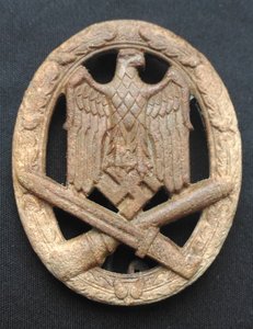 Общевойсковой знак за атаки.(№2)