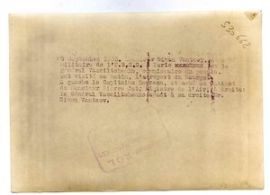 Генерал Васильченко . Париж 1933 год