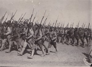 Парад стрелковых частей РККА в Харькове. 1920 год.