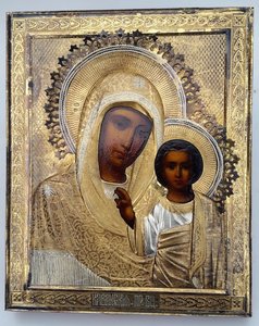 Казанская Б. М. 84 пр. Золочение. Сохран. Н.Е. Грачев.