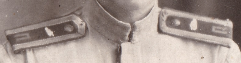 Курсант-танкист. г.Мары,июль 1943 года. Шифровка "П".