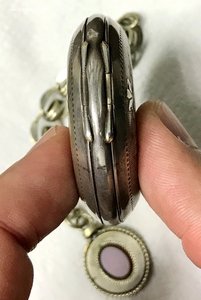 Серебряные карманные часы perret fils brenets. 84-я проба.