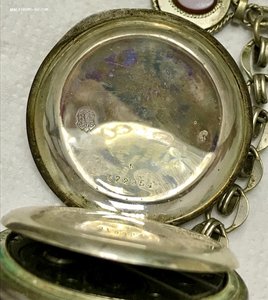 Серебряные карманные часы perret fils brenets. 84-я проба.