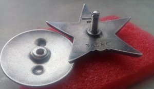 Красная Звезда № 38586 хорошая с пробивкой