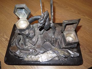 Овчинников Чернильный набор в китайском стиле Серебро 84